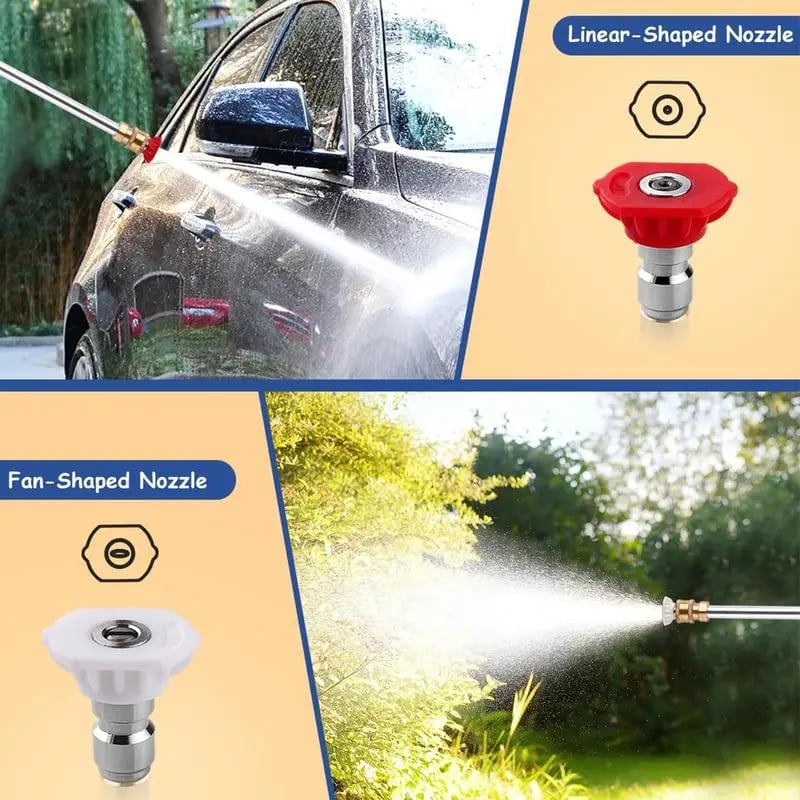 🔥LAST DAY 50% OFF - Jet Nozzle Power Washer for Garden Hose