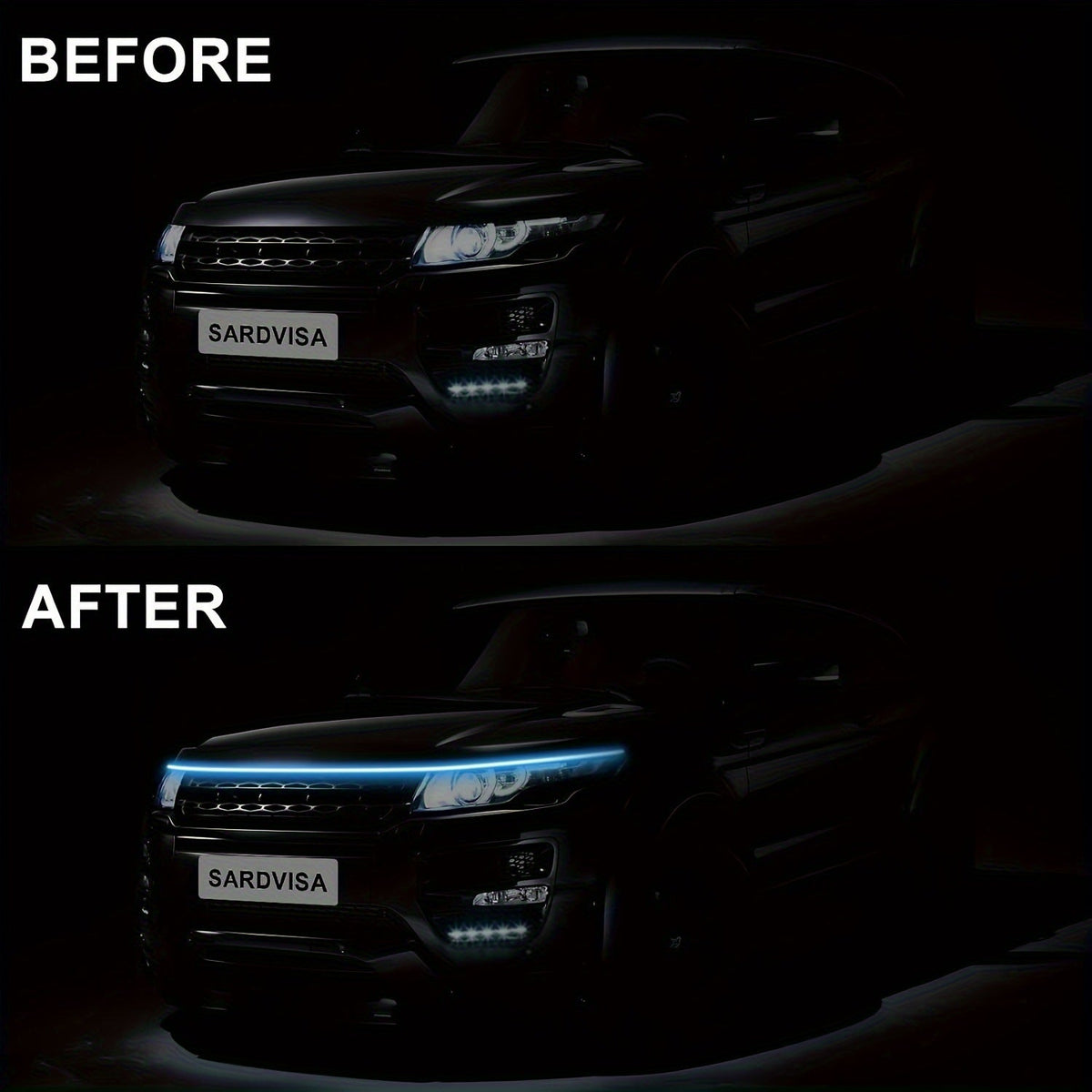 🔥🚗Dynamic Scan HoodBeam Kit- 49% OFF! Light up your hood with hypnotic smooth scanning effects! ✨🚗