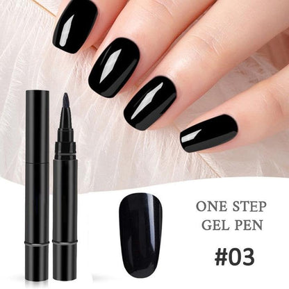 💅 Limited Time Buy 1 Get 1 Free ! ✨One Step Nail Gel Pen🎨Free handheld mini UV nail lamp💡