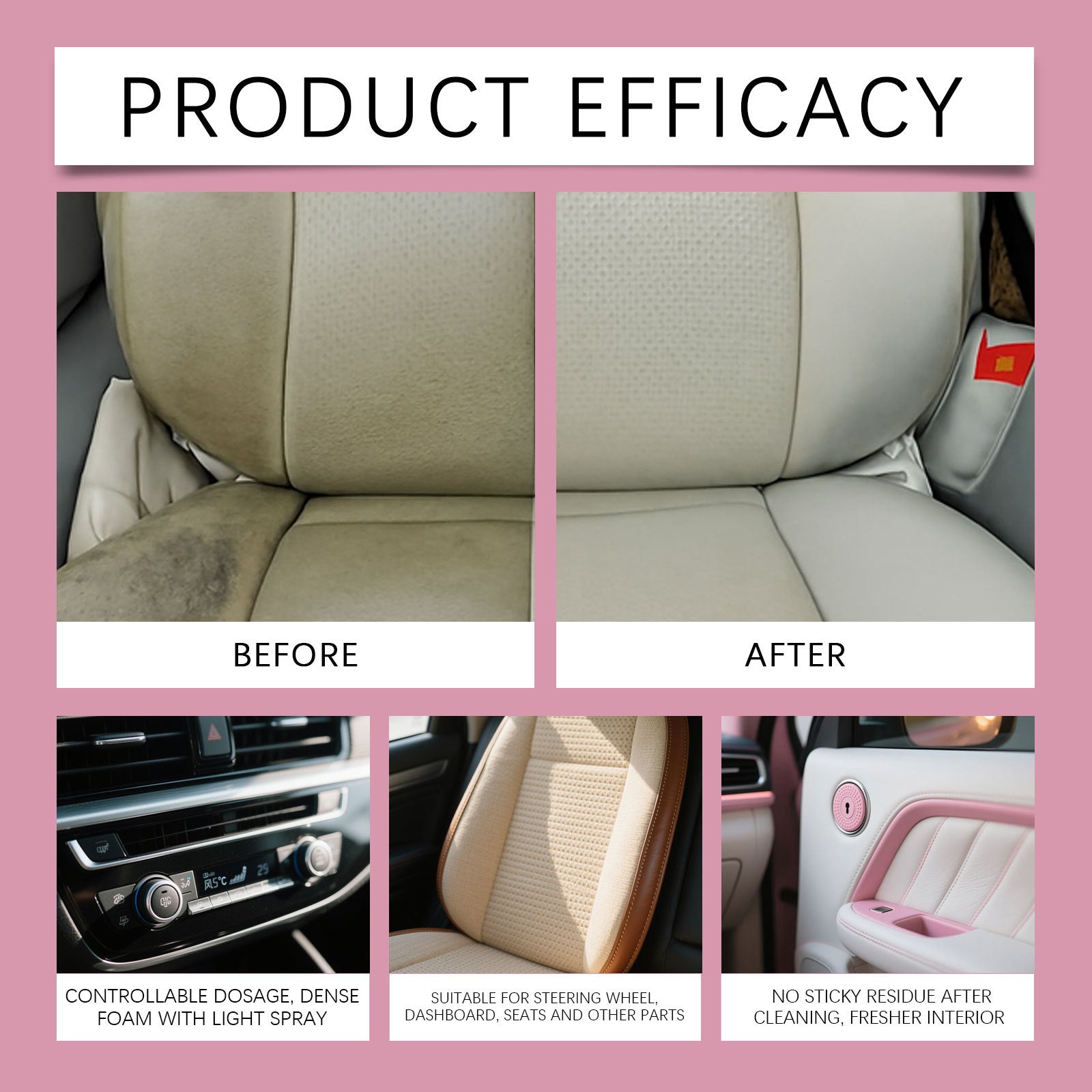 Multi-Surface Car Interior Cleaning Spray
