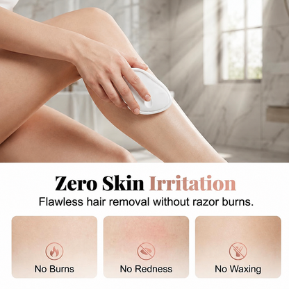 ✨49% OFF NOW! Palm‑Fit Hair Eraser for Quick At‑Home Grooming, Painless Crystal Hair Remover, Eco‑Friendly Reusable Physical Hair Removal Tool for Legs, Arms & Body