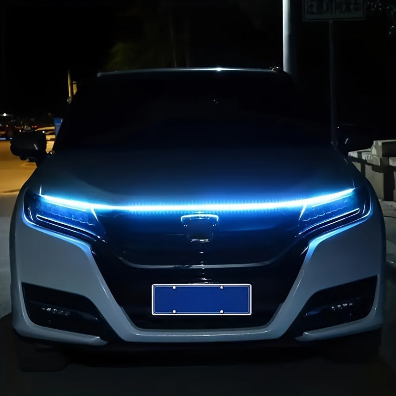 🔥🚗Dynamic Scan HoodBeam Kit- 49% OFF! Light up your hood with hypnotic smooth scanning effects! ✨🚗