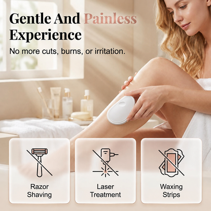 ✨49% OFF NOW! Palm‑Fit Hair Eraser for Quick At‑Home Grooming, Painless Crystal Hair Remover, Eco‑Friendly Reusable Physical Hair Removal Tool for Legs, Arms & Body
