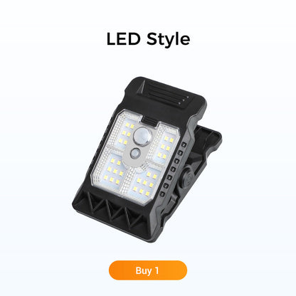 Outdoor Solar Clip Light with Motion Sensor