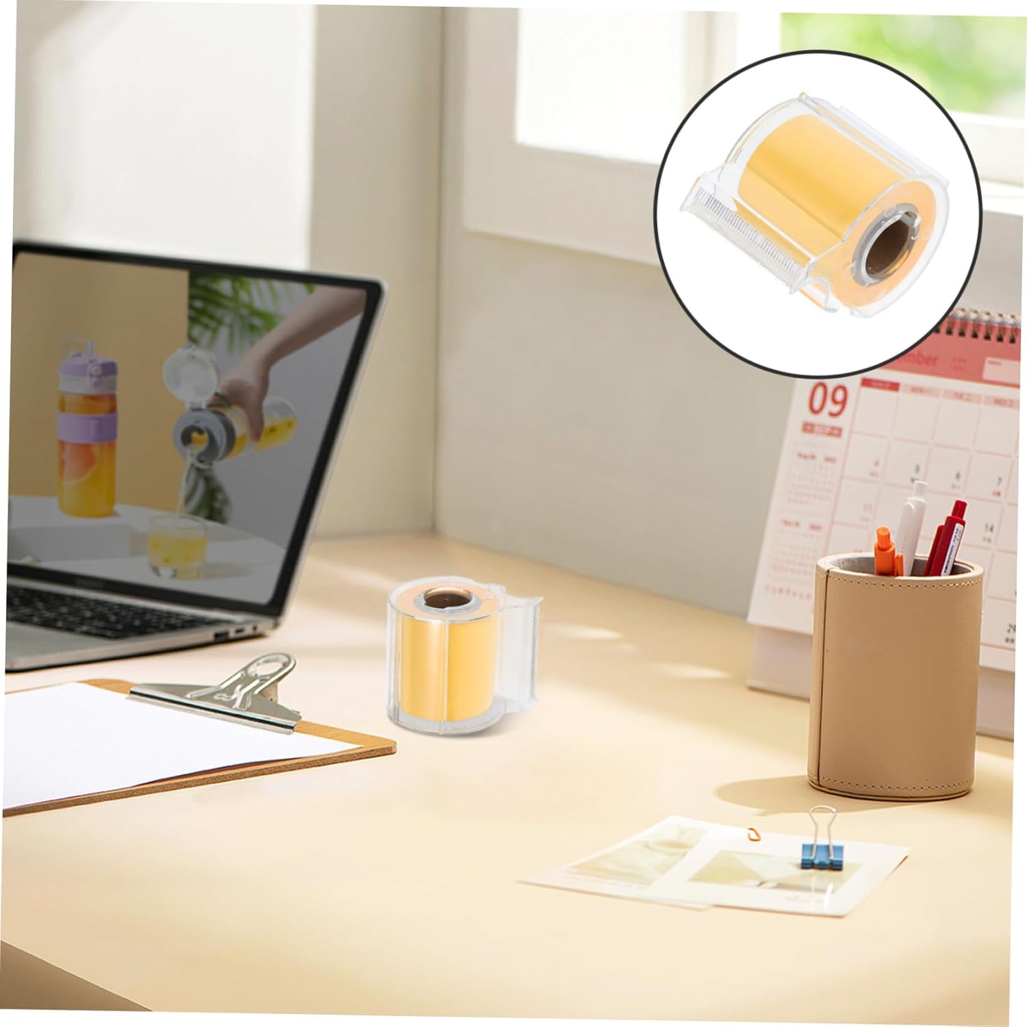 Portable Memo Pad High Stickiness Note Tape Tearable Multi-Function Note Roll