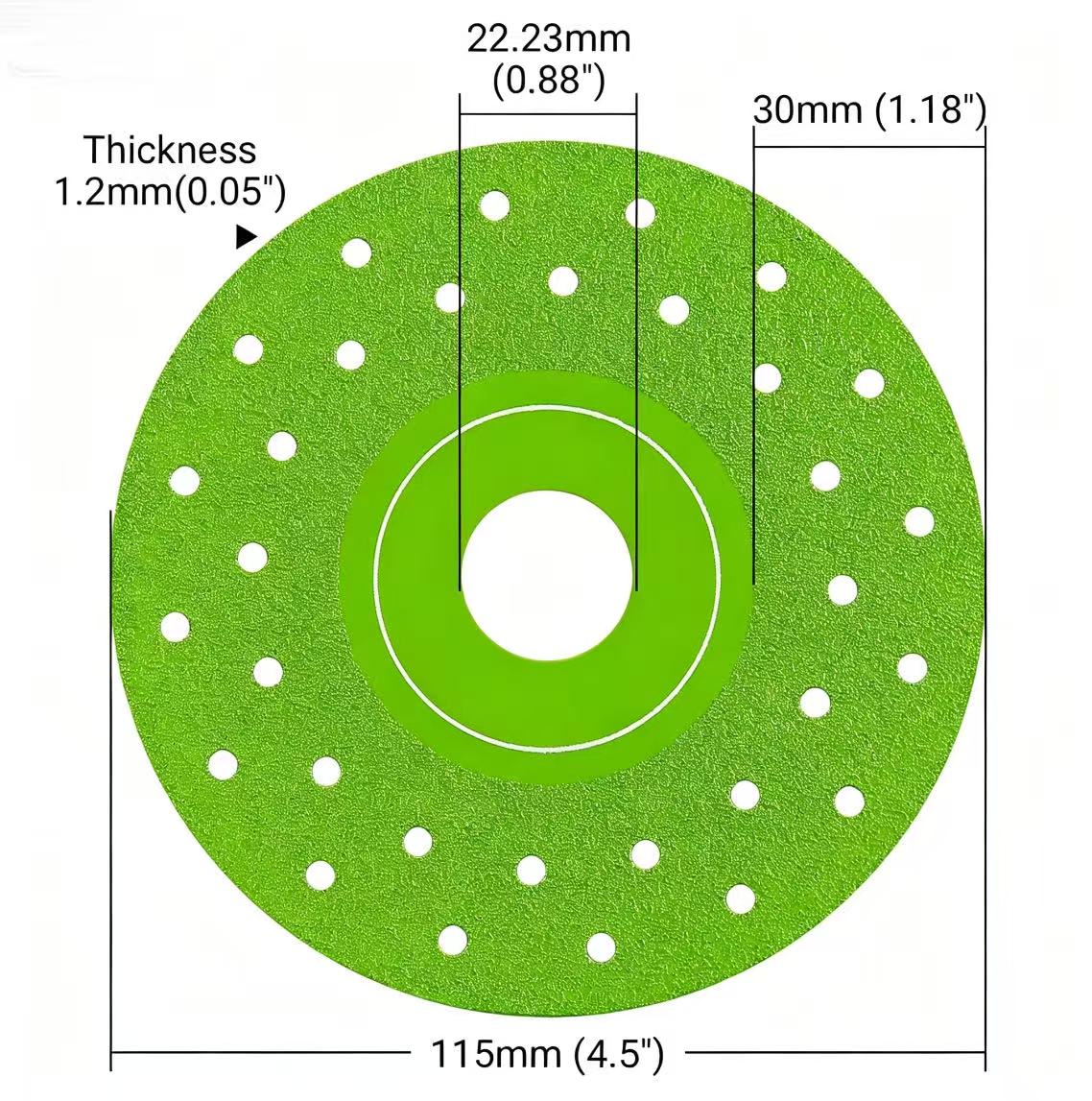 ⚙️Professional 4.5" Ultra-Thin Diamond Precision Grinding Discs