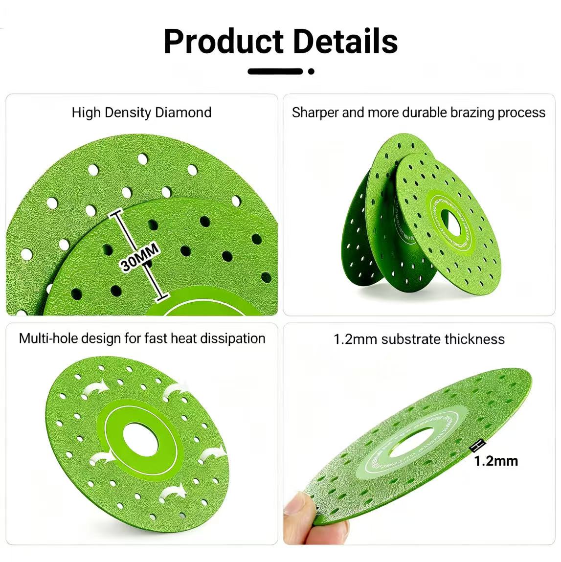 ⚙️Professional 4.5" Ultra-Thin Diamond Precision Grinding Discs