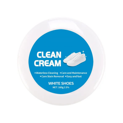 🔥HOT SALE🔥🎁Waterless cleaning cream for white shoes with sponge