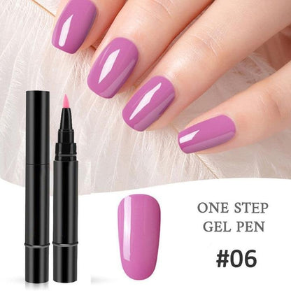 💅 Limited Time Buy 1 Get 1 Free ! ✨One Step Nail Gel Pen🎨Free handheld mini UV nail lamp💡