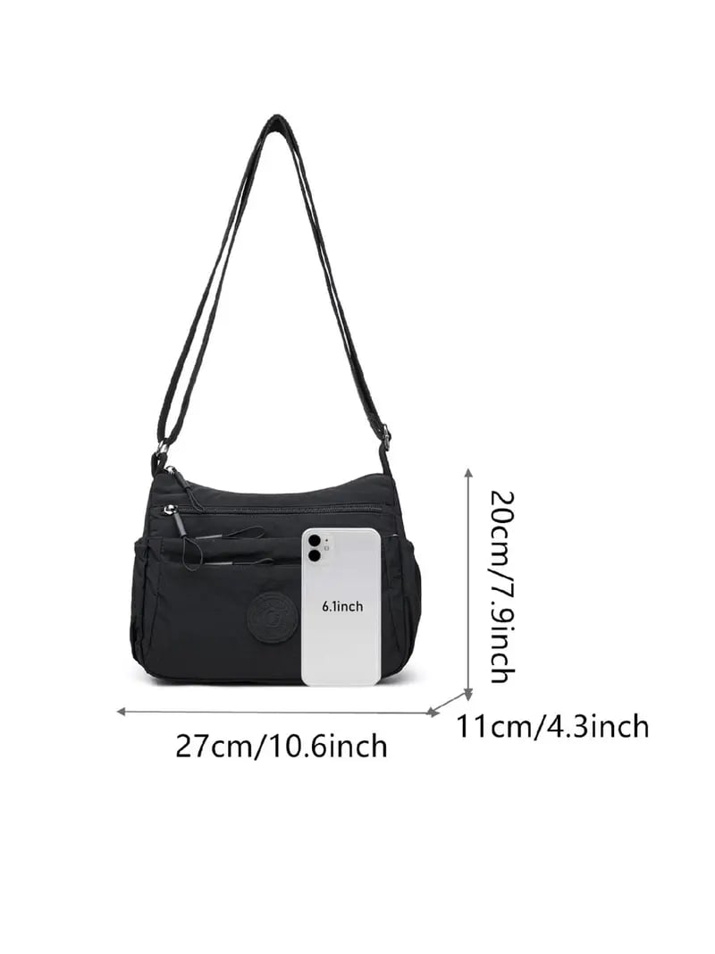 Women's Multi-Zip Crossbody Bag
