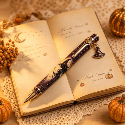 🎃 Halloween Whimsical Pen Gift Set | Decorative Pen, Keepsake Card & Luxury Gift Box, 3 Limited‑Edition Designs ✨