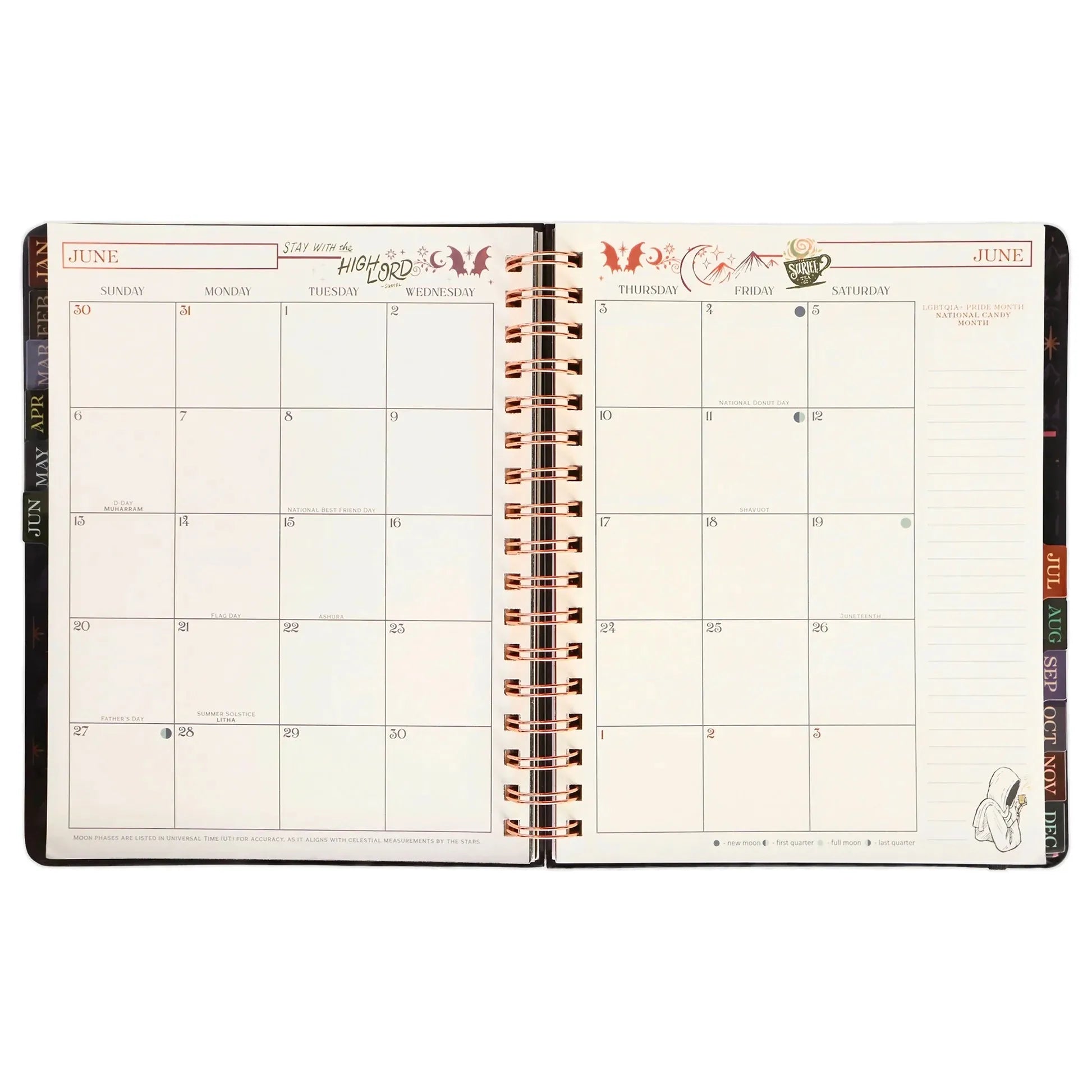 🌙 A Court of Thorns and Roses: Velaris 2027 Weekly Planner ✨ Officially Licensed Fantasy Organizer