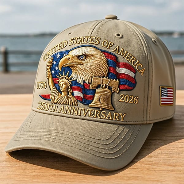 🔥Last Day 49% OFF - Eagle & Liberty – United States 250th Anniversary Hat✨(Breathable & Lightweight Comfort & Unisex Fit)