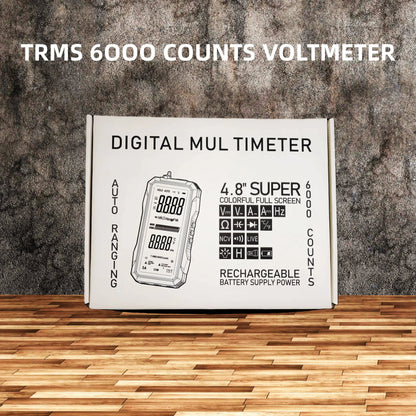 🧰Fully Automatic True RMS (TRMS) 6000 Count Digital Voltmeter