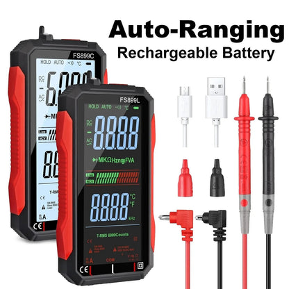 🧰Fully Automatic True RMS (TRMS) 6000 Count Digital Voltmeter