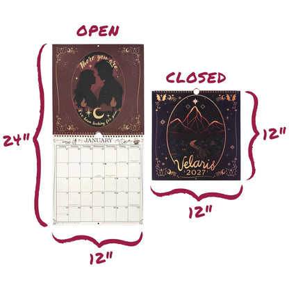 🌙 A Court of Thorns and Roses: Velaris 2027 Weekly Planner ✨ Officially Licensed Fantasy Organizer