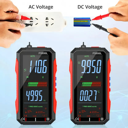 🧰Fully Automatic True RMS (TRMS) 6000 Count Digital Voltmeter