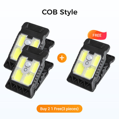 Outdoor Solar Clip Light with Motion Sensor