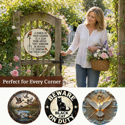 Farm Animal Country Wall Decor Tin Sign🏡