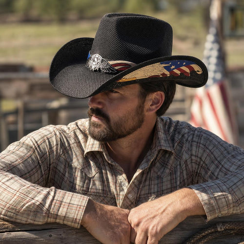 America 250th Patriot Cowboy Hat - Celebrate America's 250th Anniversary With Strength, Freedom & Pride