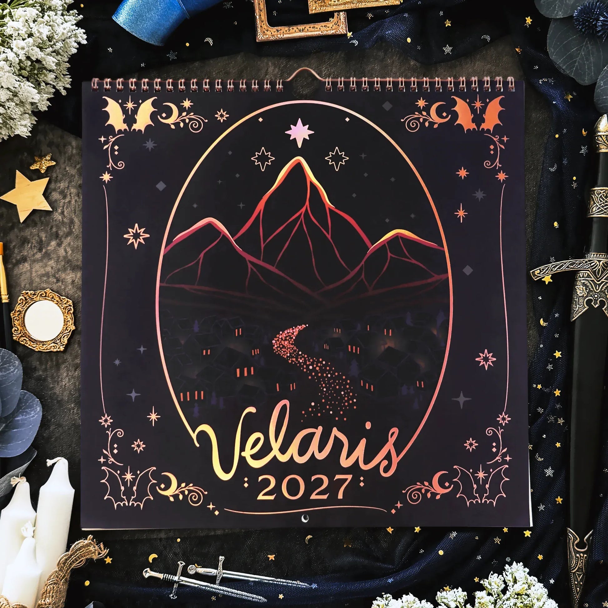 🌙 A Court of Thorns and Roses: Velaris 2027 Weekly Planner ✨ Officially Licensed Fantasy Organizer