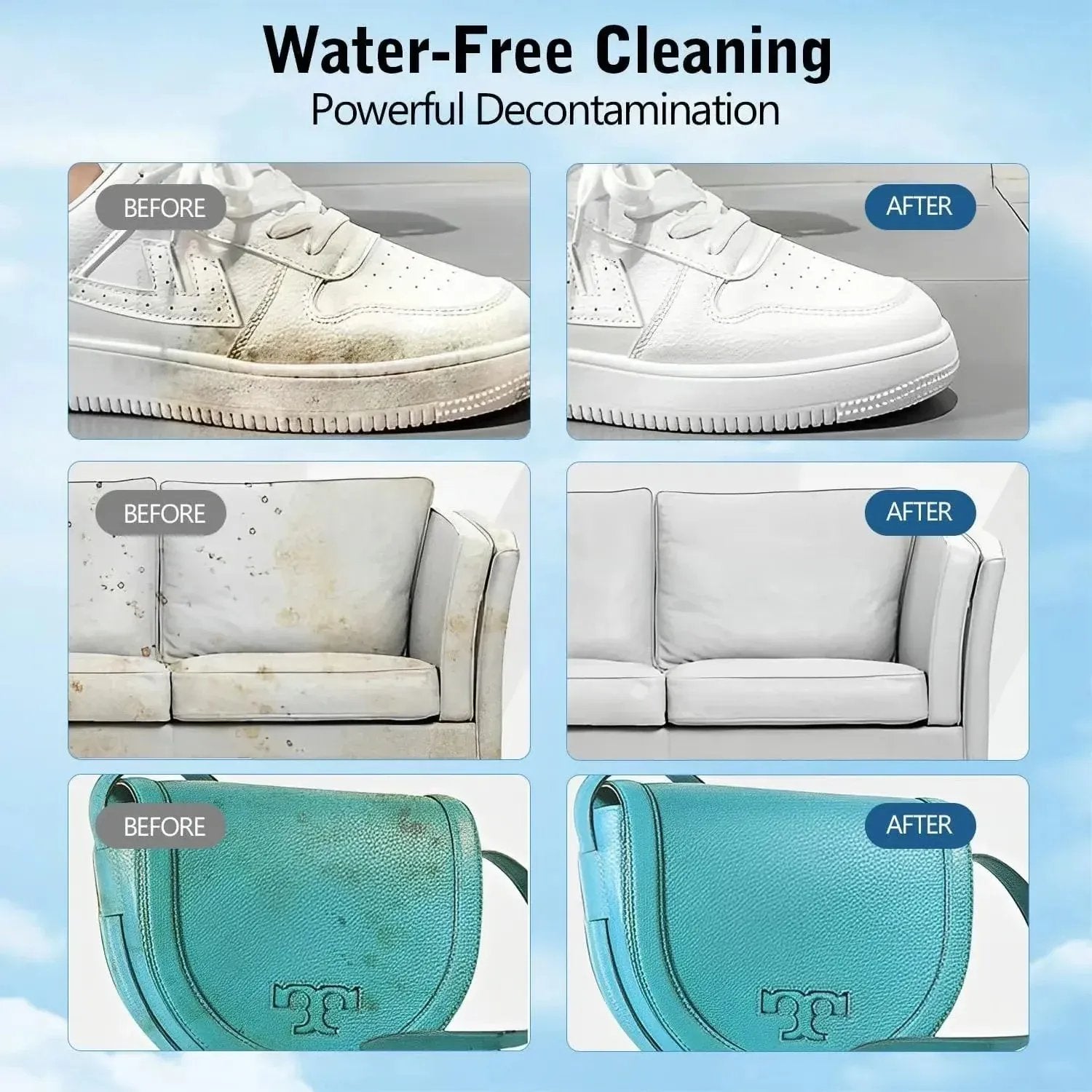 🔥HOT SALE🔥🎁Waterless cleaning cream for white shoes with sponge