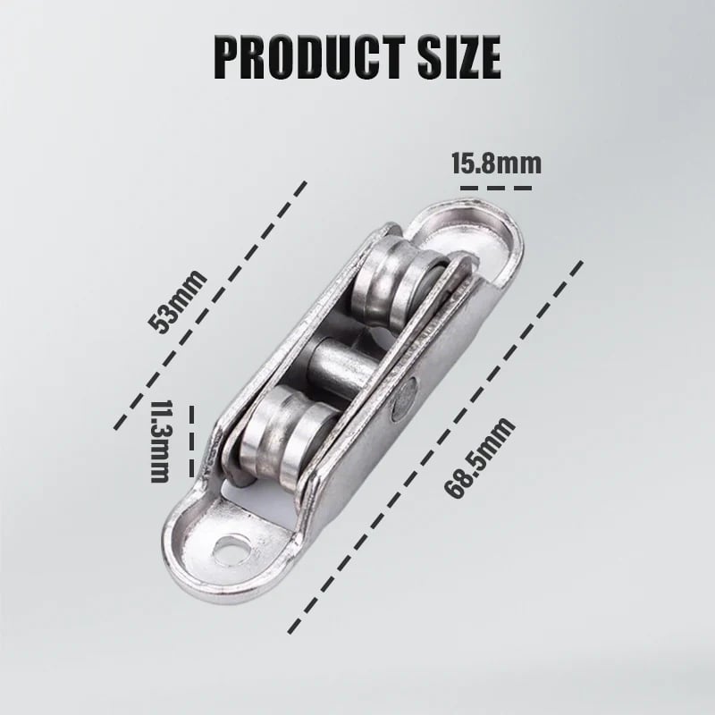 80/88 Zinc Alloy Pulley for PVC Windows & Doors