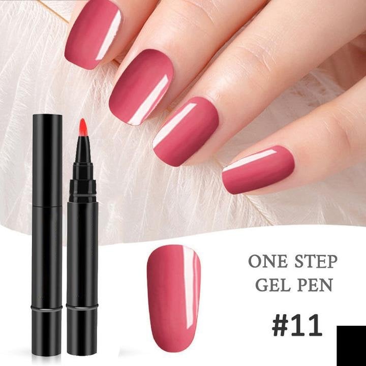 💅 Limited Time Buy 1 Get 1 Free ! ✨One Step Nail Gel Pen🎨Free handheld mini UV nail lamp💡