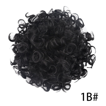 🎁2026 New Arrivals 48% OFF💥Short, curly hairpiece – Chignon with elastic drawstring