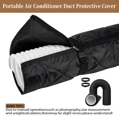 🥳2026 HOT SALE❄️🛡️ AC Pipe Insulation Cover – Zipper closure, reusable. Protects pipes & adds a clean look. Easy to install. A simple home upgrade! 🏠✨
