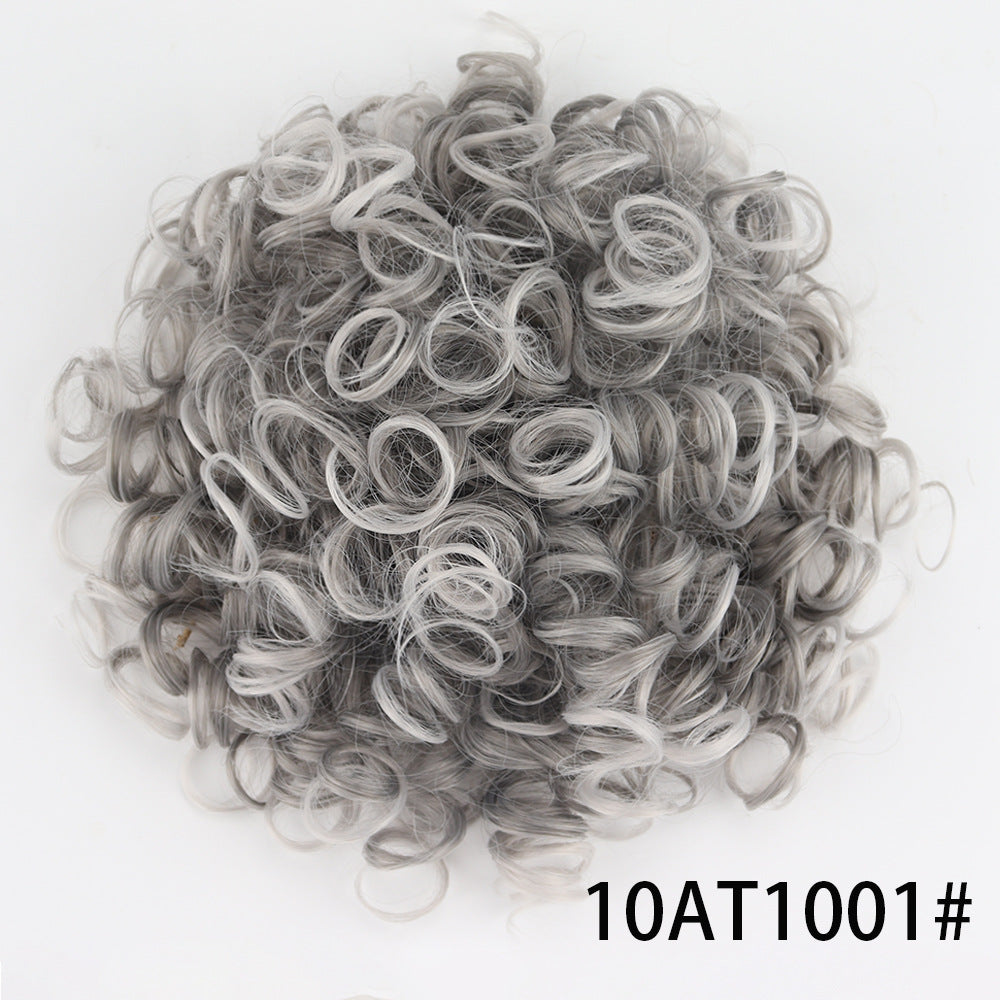 🎁2026 New Arrivals 48% OFF💥Short, curly hairpiece – Chignon with elastic drawstring