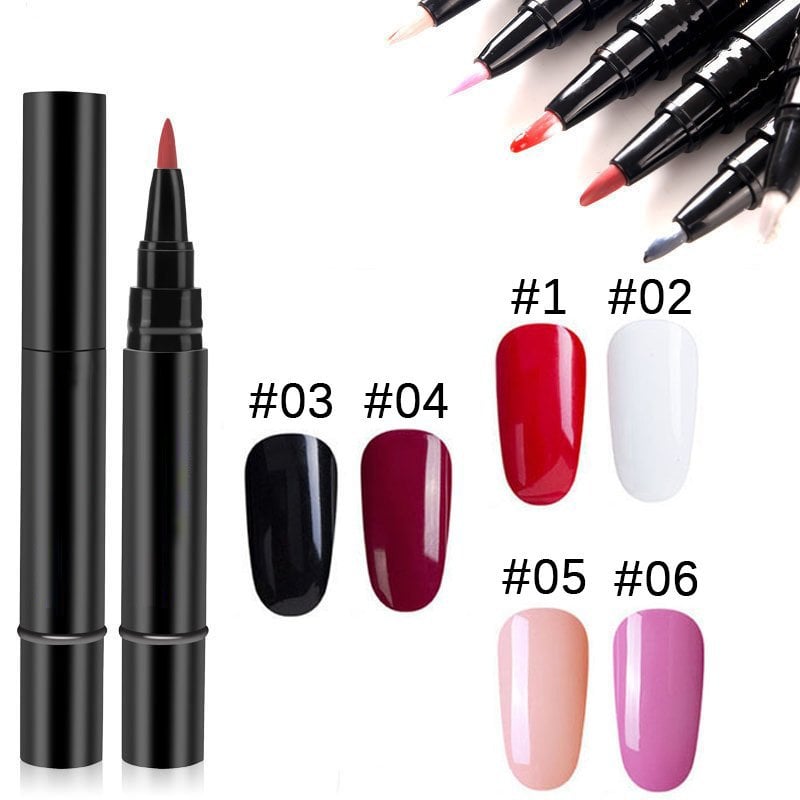 💅 Limited Time Buy 1 Get 1 Free ! ✨One Step Nail Gel Pen🎨Free handheld mini UV nail lamp💡
