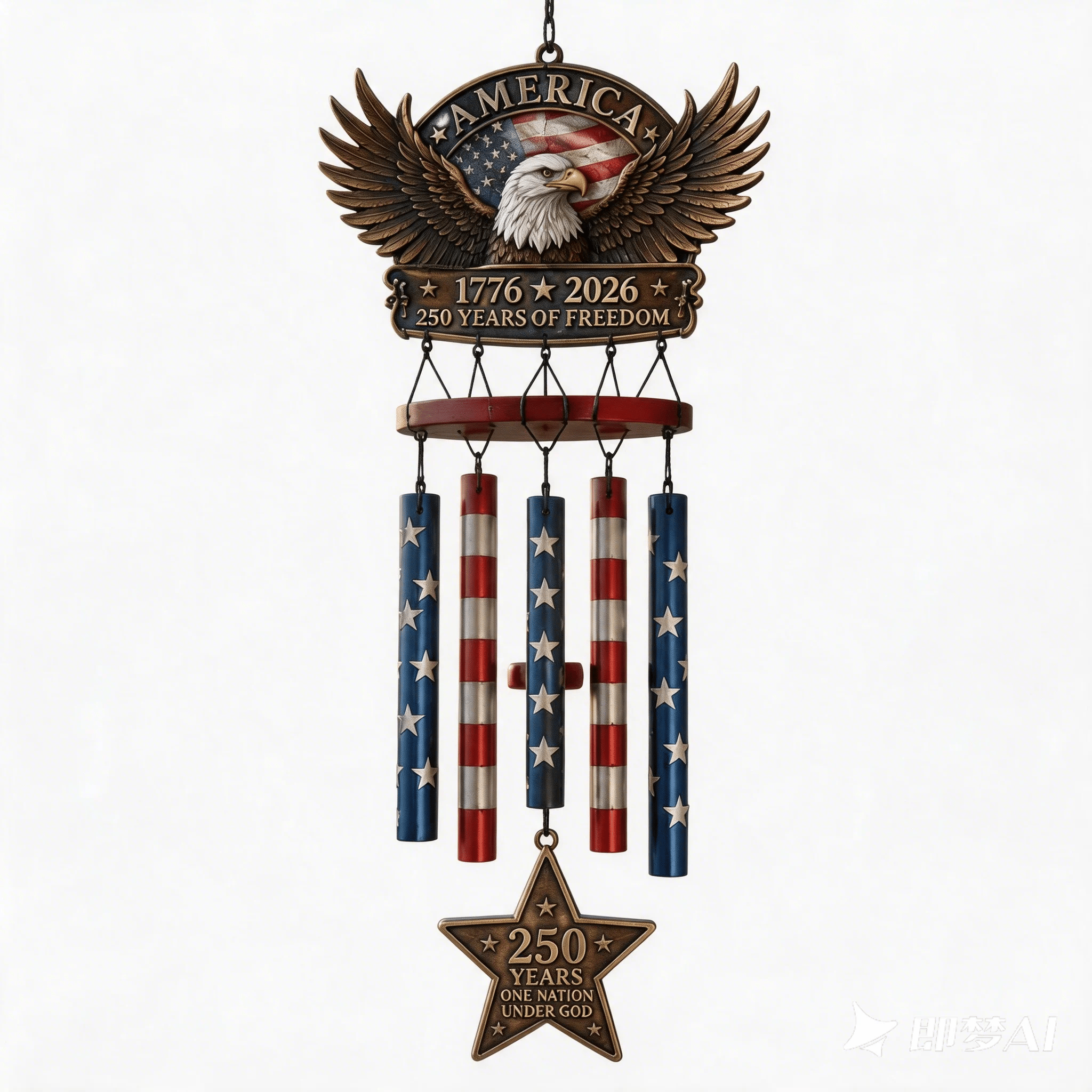 250 Years of Freedom  Commemorate Wind Chime