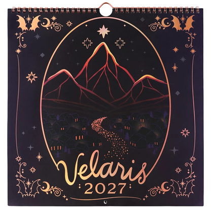 🌙 A Court of Thorns and Roses: Velaris 2027 Weekly Planner ✨ Officially Licensed Fantasy Organizer
