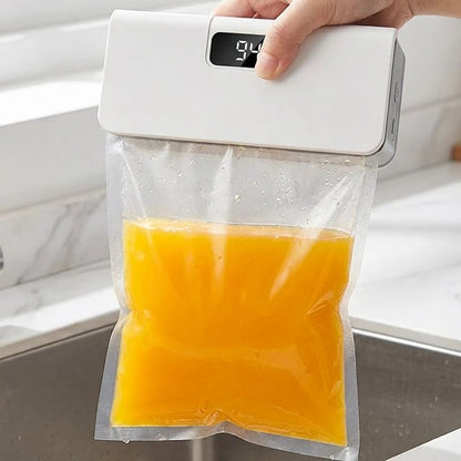 🥳2026 HOT SALE🥳💞Rechargeable Bag Sealer – No batteries needed, USB-C charging. Magnetic back for fridge storage. 6 heat settings for any bag. Keeps food fresh longer. 🧊✨