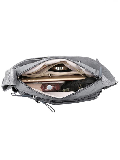 Women's Multi-Zip Crossbody Bag