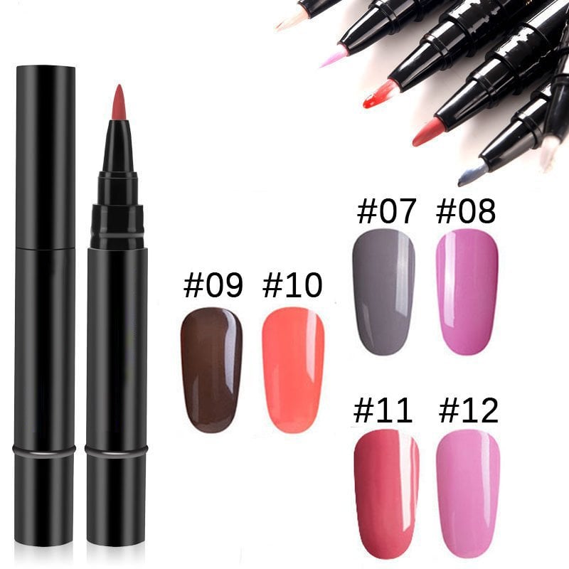 💅 Limited Time Buy 1 Get 1 Free ! ✨One Step Nail Gel Pen🎨Free handheld mini UV nail lamp💡