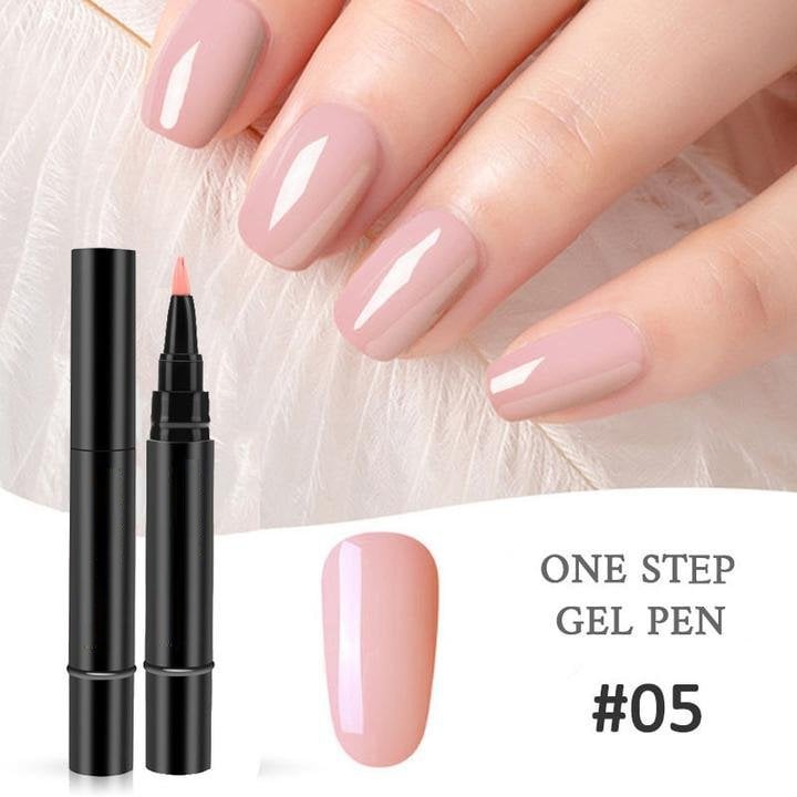 💅 Limited Time Buy 1 Get 1 Free ! ✨One Step Nail Gel Pen🎨Free handheld mini UV nail lamp💡