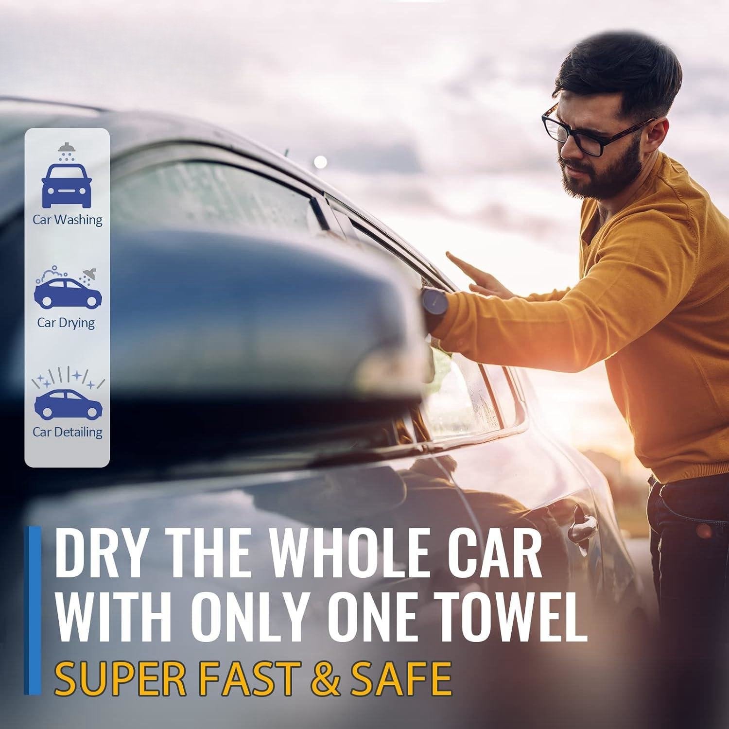 ✨Last Day 48% OFF - Microfiber Car Drying Towel