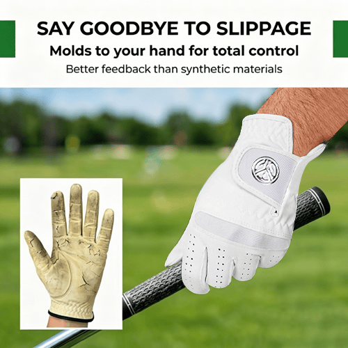 🎁🔥Golf Glove, Lead Hand Specific Grip with Adjustable Closure, Precision Sizing