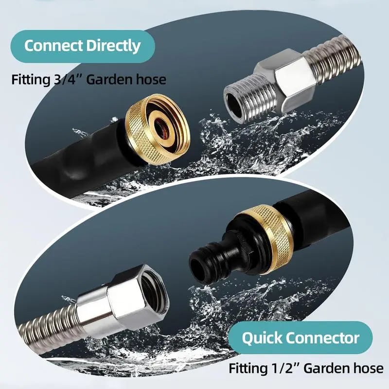 🔥LAST DAY 50% OFF - Jet Nozzle Power Washer for Garden Hose