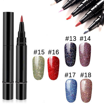💅 Limited Time Buy 1 Get 1 Free ! ✨One Step Nail Gel Pen🎨Free handheld mini UV nail lamp💡