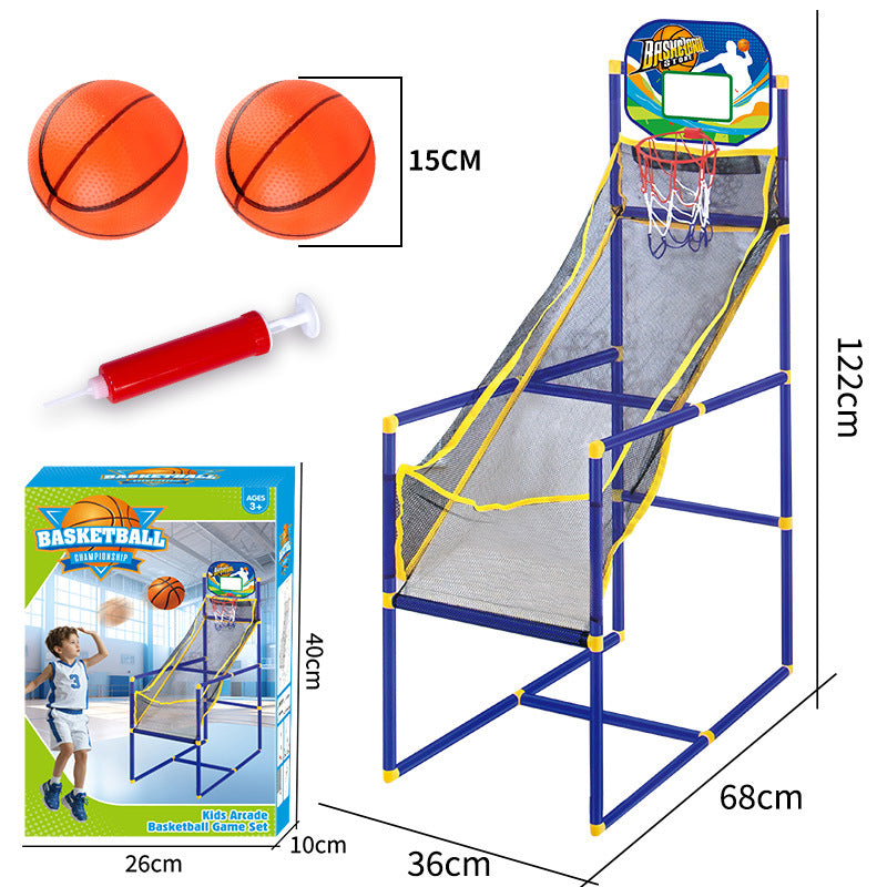 ⏰50% OFF NOW!⛹️Free Shipping 🚚💨Kids' Indoor Basketball Arcade Game with 4 Balls🏀