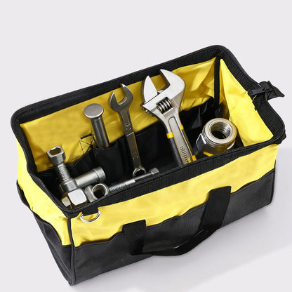 🧰🔧 Heavy-Duty Tool Bag with Multiple Pockets – Durable Canvas, Reinforced Bottom & Perfect for Organizing Tools 🛠️