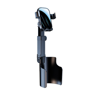 Car Cup Holder Phone Mount – 360° adjustable, strong N52 magnet, one-handed operation, fits all phones, stable magnetic and clamp models for safe driving