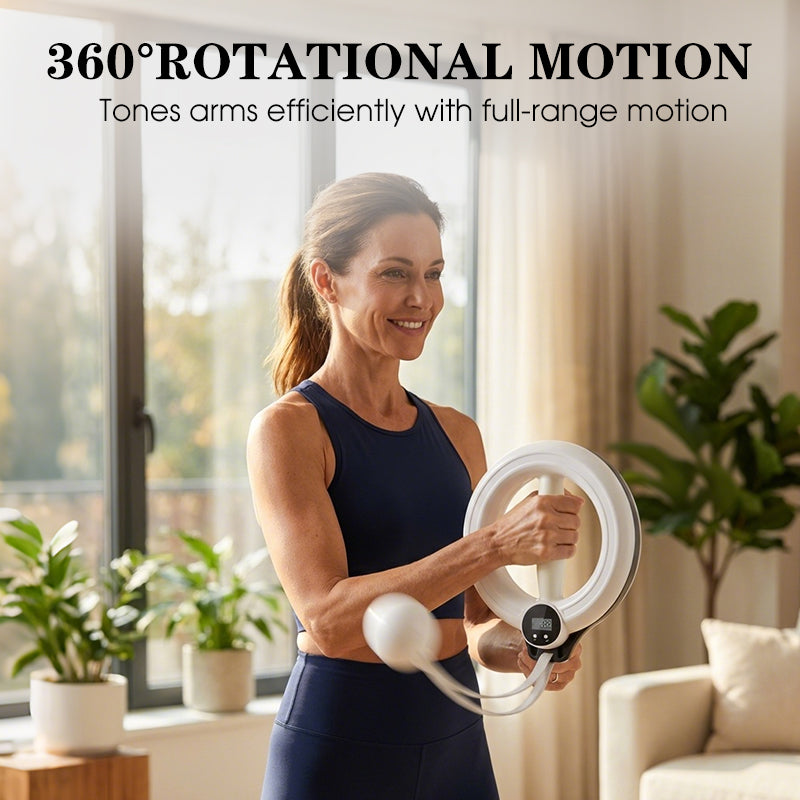 360° Hand Crank Arm & Forearm Trainer with Smart Counter