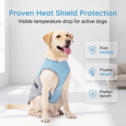 🐶 49% OFF NOW! ☀️ Dog Cooling Vest Harness – Ice-silk fabric & adjustable – Keeps your pet cool in summer – perfect for walks, beach or travel 🐾🌊✨
