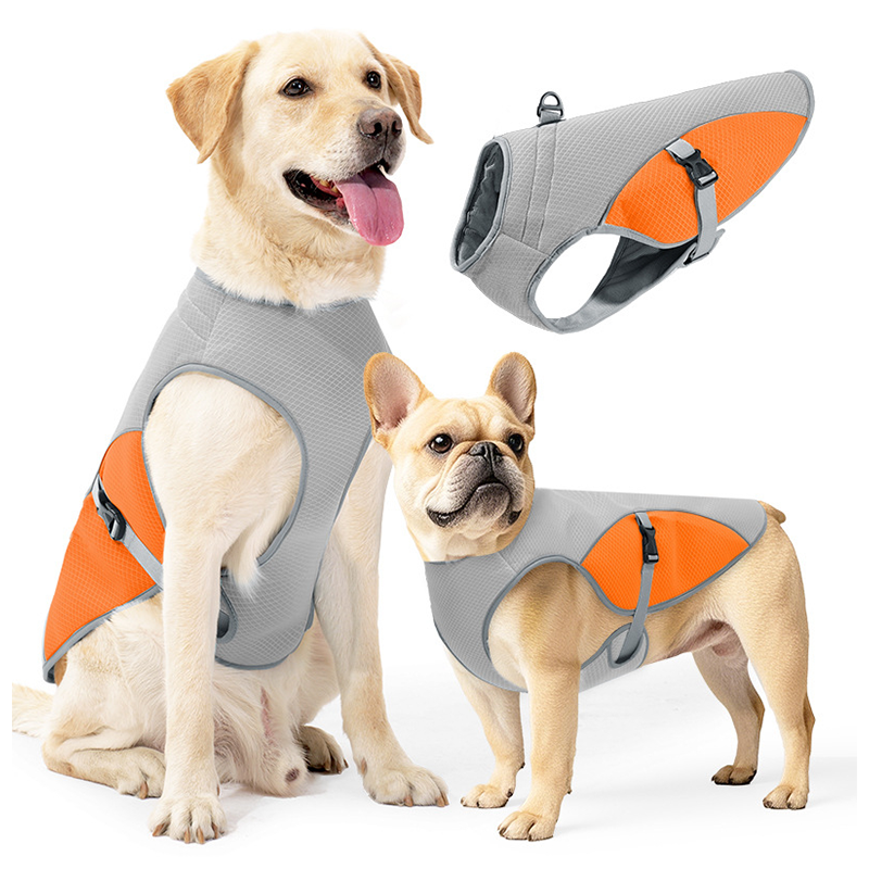 🐶 49% OFF NOW! ☀️ Dog Cooling Vest Harness – Ice-silk fabric & adjustable – Keeps your pet cool in summer – perfect for walks, beach or travel 🐾🌊✨