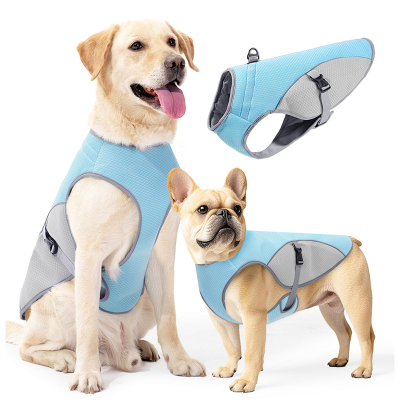 🐶 49% OFF NOW! ☀️ Dog Cooling Vest Harness – Ice-silk fabric & adjustable – Keeps your pet cool in summer – perfect for walks, beach or travel 🐾🌊✨