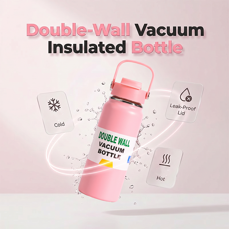 💥Limited Time 49% Off! ❄️Portable heat preservation you can hold! 🔥Premium Stainless Steel Insulated Tumbler
